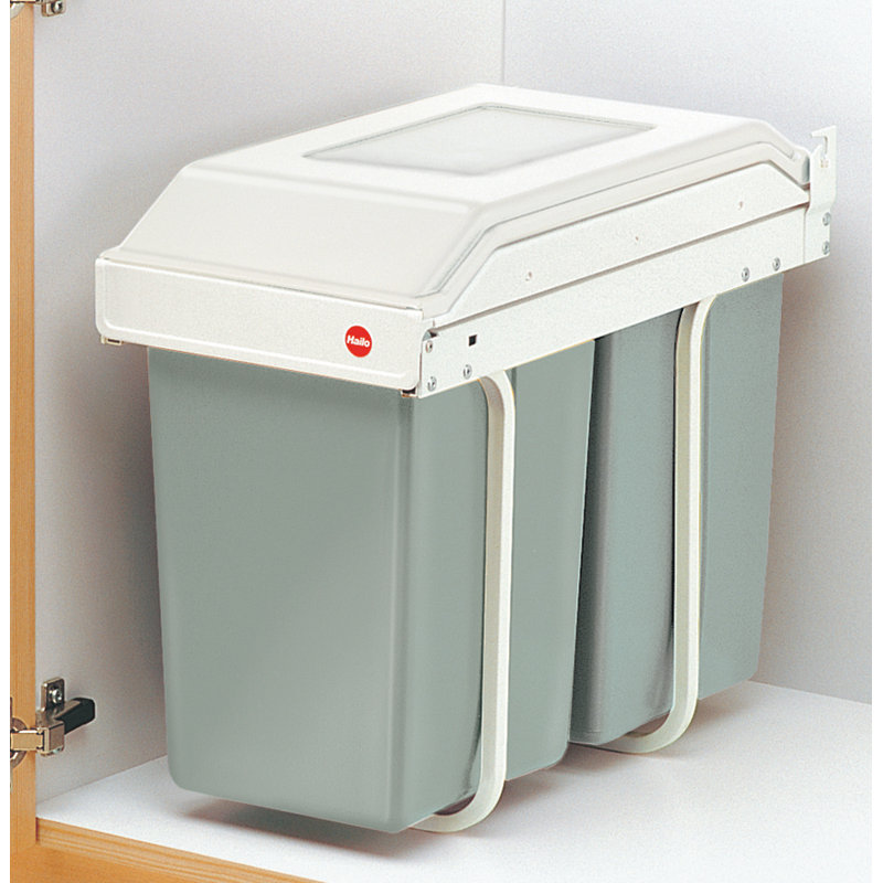 Hailo MultiBox 30 L Builtin Waste Separation Bin with 2 Bins